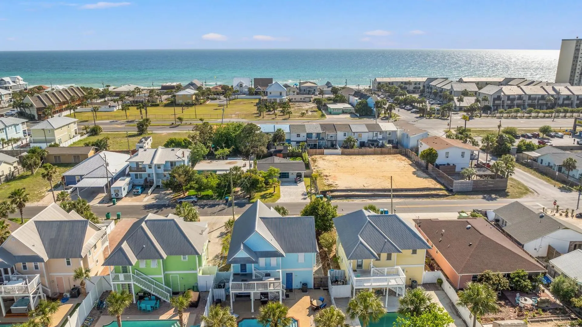 Seafoam - Beautiful 3Br Home With Heated Private Pool - 4 Min Walk To Beach! Panama City Beach
