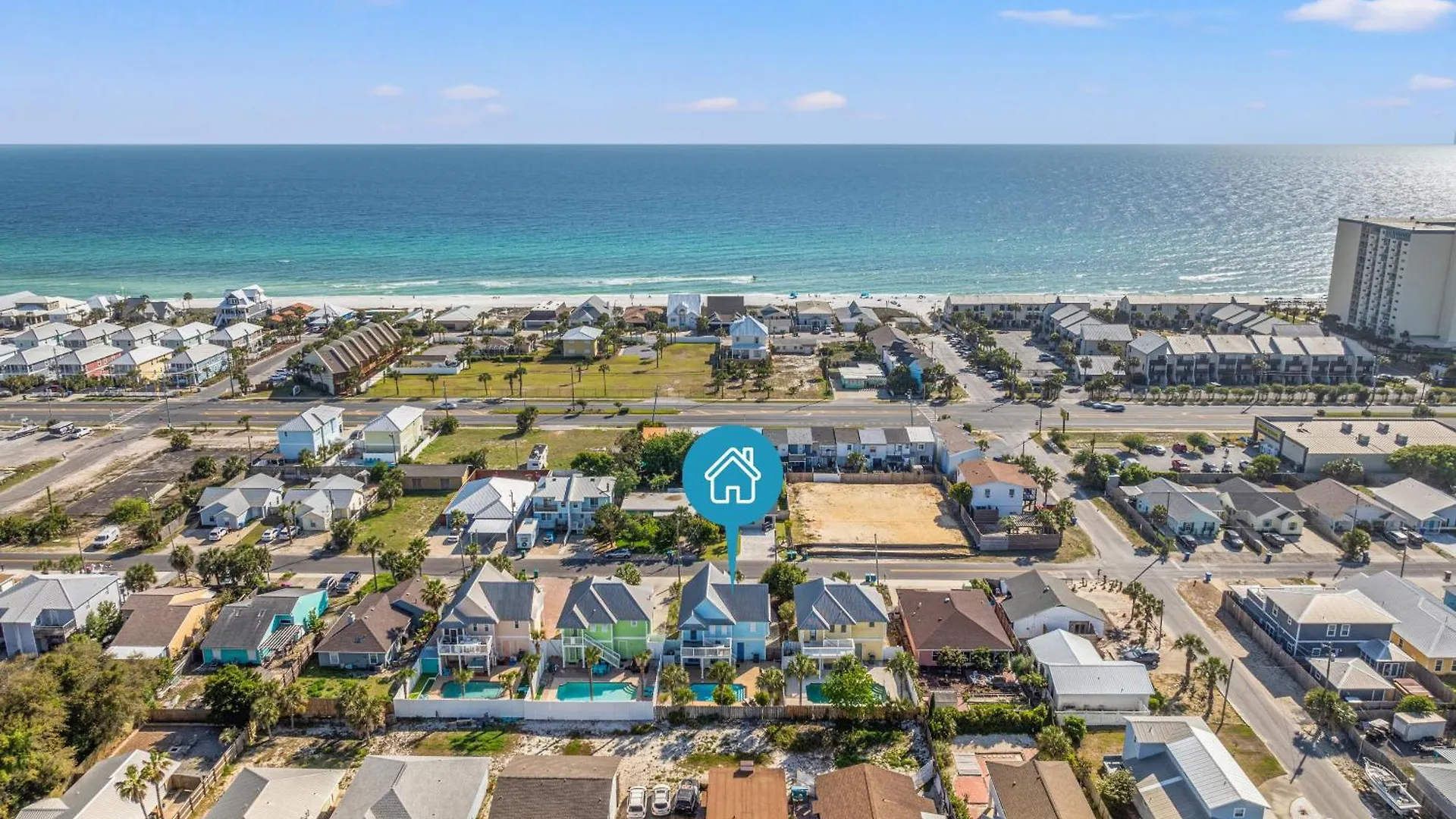 Seafoam - Beautiful 3Br Home With Heated Private Pool - 4 Min Walk To Beach! Panama City Beach 0*,