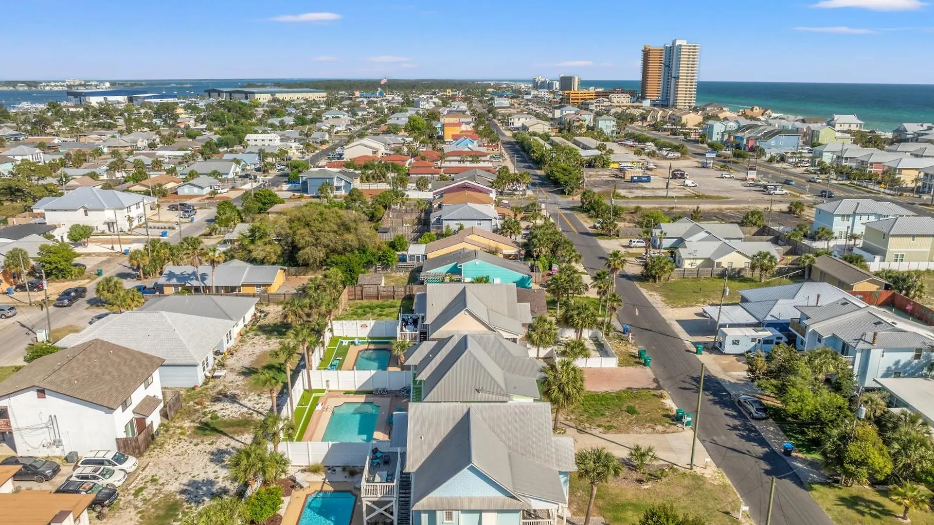Seafoam - Beautiful 3Br Home With Heated Private Pool - 4 Min Walk To Beach! Panama City Beach 0*,
