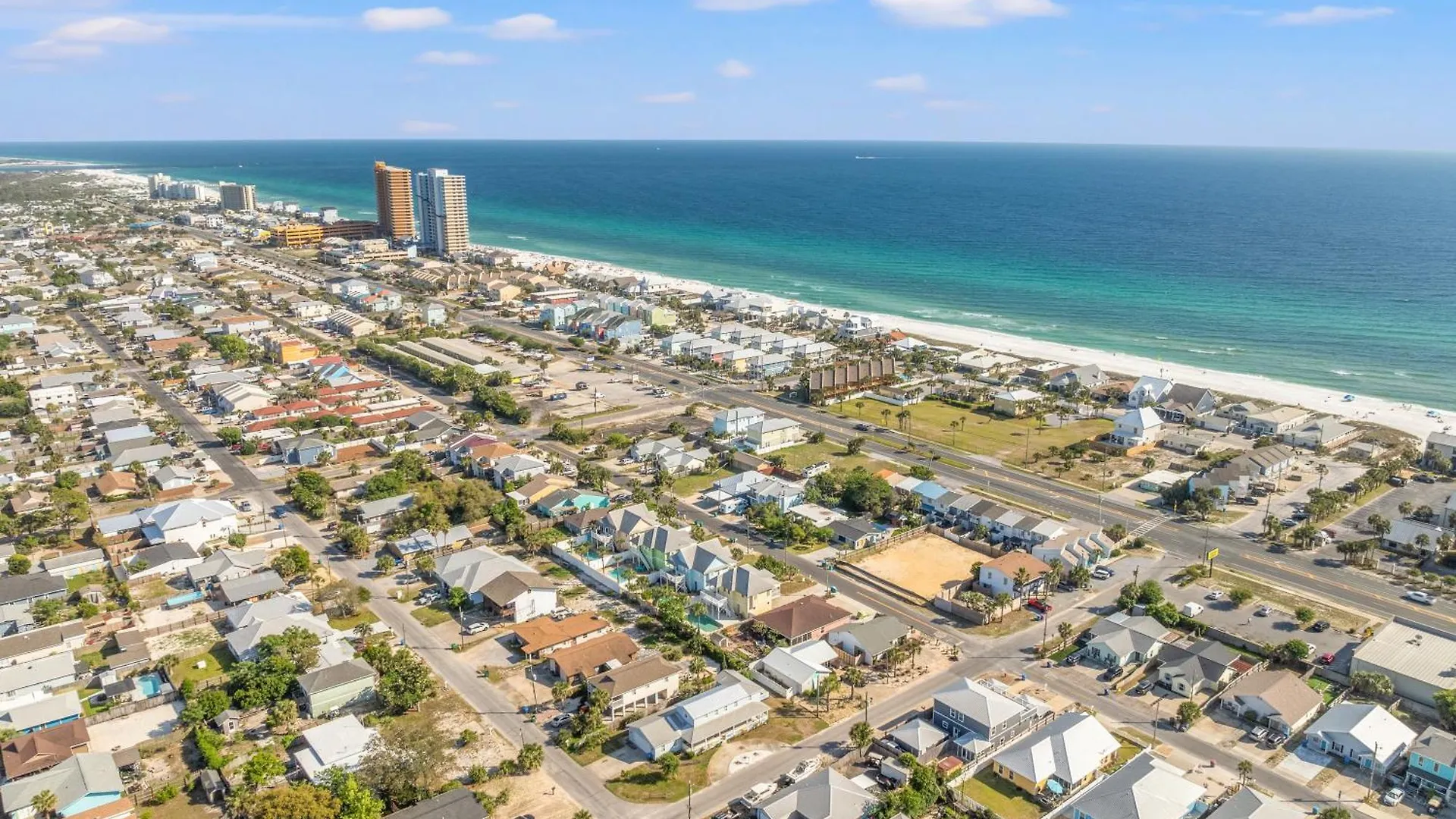 Semesterbostad Seafoam - Beautiful 3Br Home With Heated Private Pool - 4 Min Walk To Beach! Panama City Beach