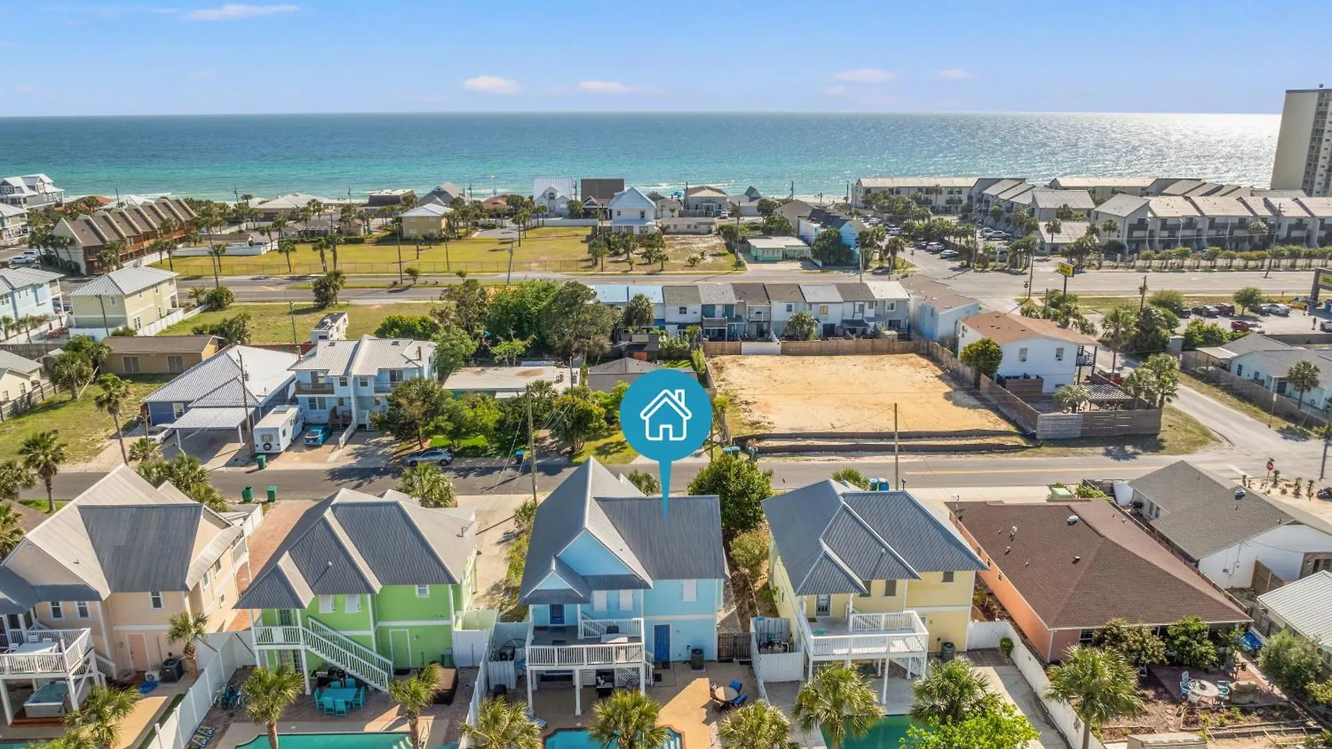 Seafoam - Beautiful 3Br Home With Heated Private Pool - 4 Min Walk To Beach! Panama City Beach Semesterbostad