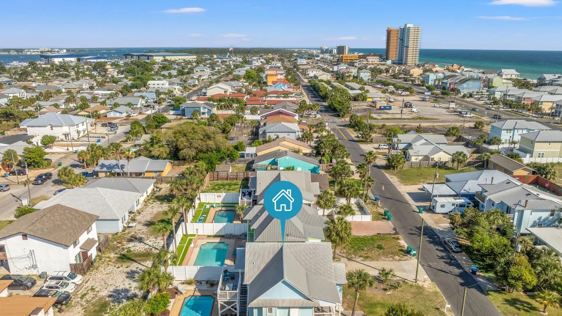 Seafoam - Beautiful 3Br Home With Heated Private Pool - 4 Min Walk To Beach! Panama City Beach United States